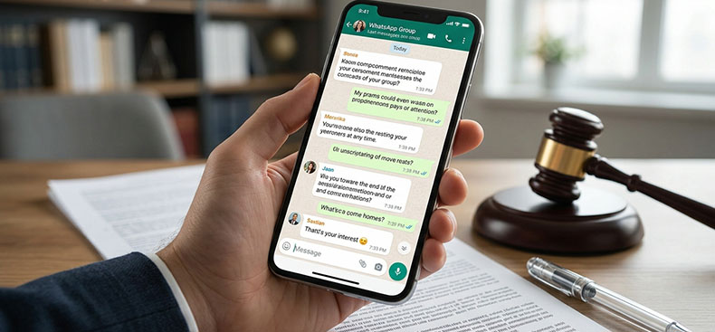 &iquest;Qu&eacute; valor legal tienen las conversaciones de WhatsApp?